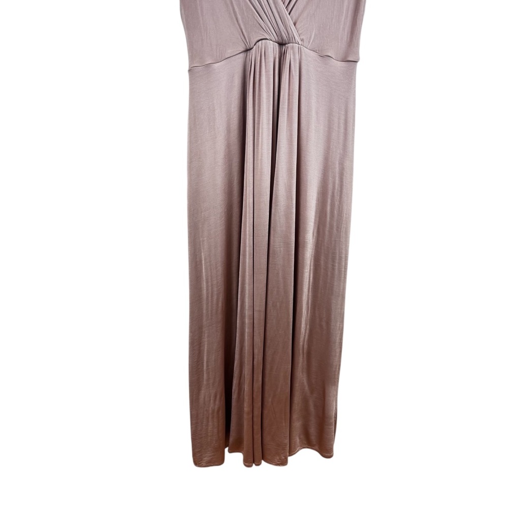 Tiffany Rose Maternity Francesca French Jersey Fabric V-Neck Maxi Dress Sz 6 - Picture 6 of 8